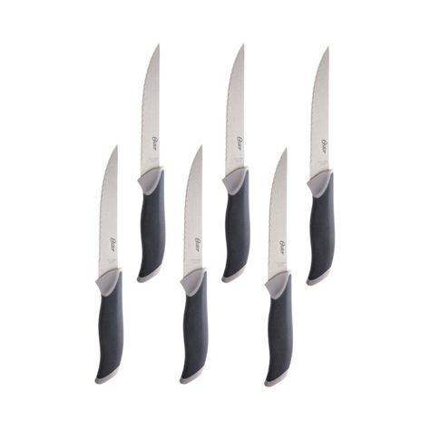 Set Cuchillos acero inoxidable 14 piezas con taco Oster-1