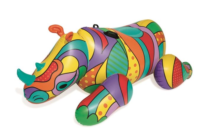 Flotador Rino Pop para Piscina 201X102Cm Bestway-0