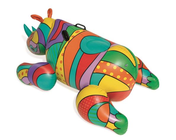 Flotador Rino Pop para Piscina 201X102Cm Bestway-1