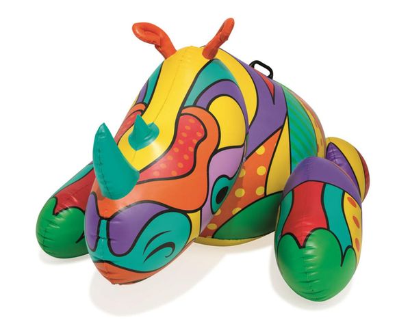 Flotador Rino Pop para Piscina 201X102Cm Bestway-2