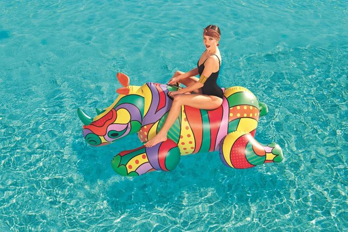 Flotador Rino Pop para Piscina 201X102Cm Bestway-4