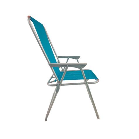 Silla Playera Blue Beach Azul 88x54x47cm North Pak-5