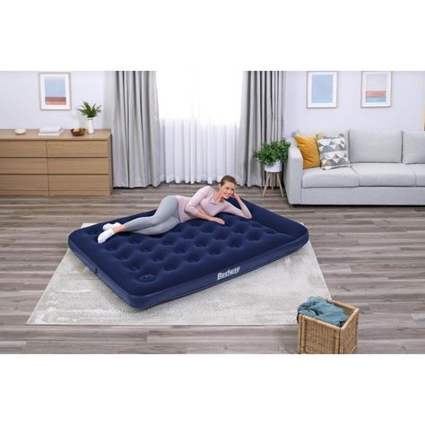 Colchón Inflable Queen Inflador de Pie 203X152X28CM Bestway-3