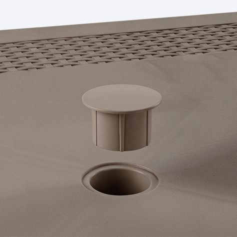 Mesa de terraza patas aluminio 85X85 cm Shia Rimax-4