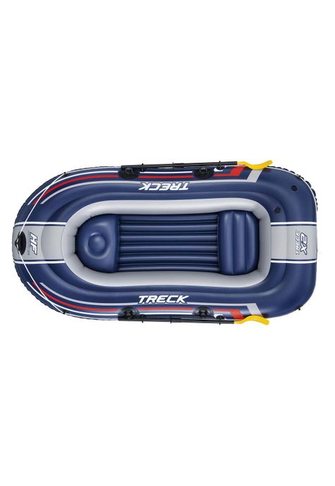 Bote Inflable Con Remos E Inflador Treck X2 2.55X1.27M Bestway-0