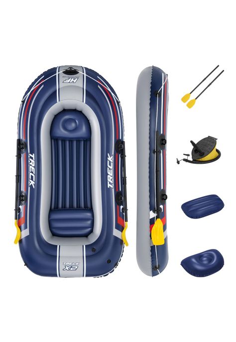 Bote Inflable Con Remos E Inflador Treck X2 2.55X1.27M Bestway-2