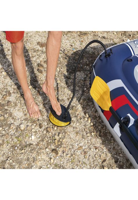 Bote Inflable Con Remos E Inflador Treck X2 2.55X1.27M Bestway-3