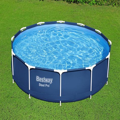 Piscina Bestway Redonda Steel Pro con filtro 3.66MX76Cm Azul-2