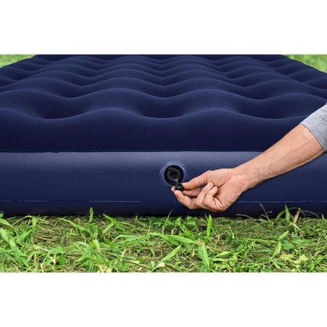 Colchón Inflable Doble Inflador de Pie 191X137X25CM Bestway-3