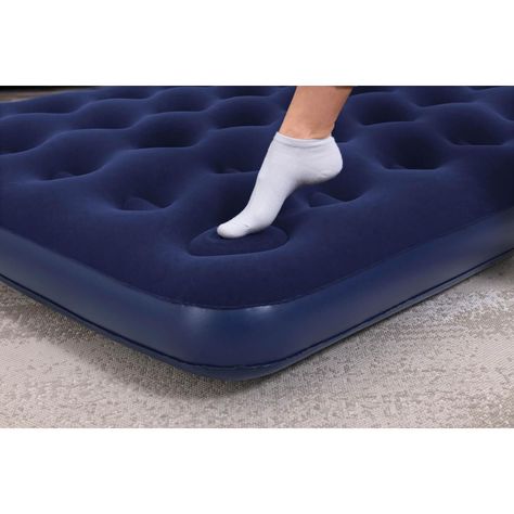 Colchón Inflable Doble Inflador de Pie 191X137X25CM Bestway-4