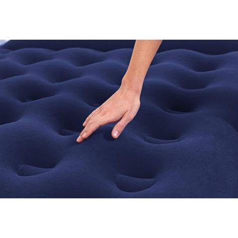 Colchón Inflable Doble Inflador de Pie 191X137X25CM Bestway-5