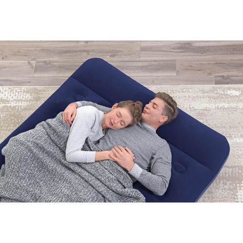 Colchón Inflable Doble Inflador de Pie 191X137X25CM Bestway-8