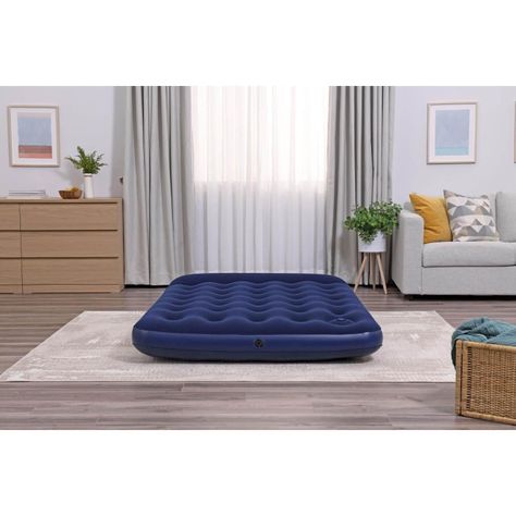 Colchón Inflable Doble Inflador de Pie 191X137X25CM Bestway-9