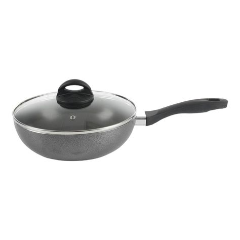 Sartén Wok con tapa antiadherente 24 cm Clairborne Oster-1