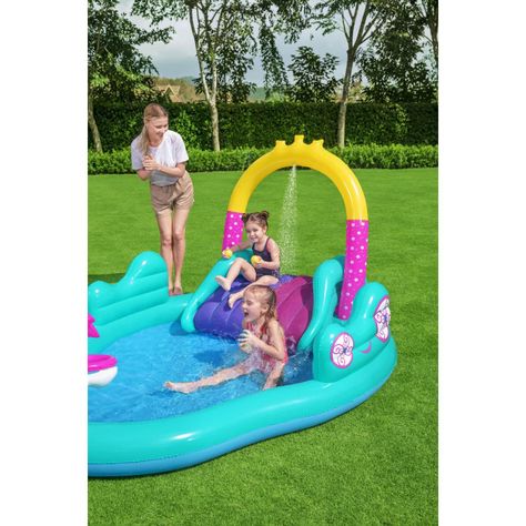 Piscinas y juegos inflable Unicornio 2.74X1.98X1.37M Bestway-9