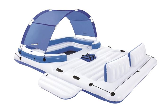 Flotador Isla Con Techo Y Cooler 6 Personas 3.73M Bestway-0