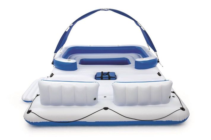 Flotador Isla Con Techo Y Cooler 6 Personas 3.73M Bestway-2