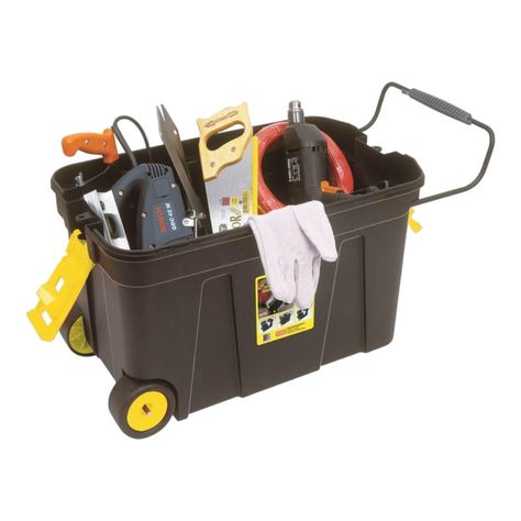 Carro Porta Herramientas Con Ruedas 67x37x42 Cms San Bernardo-1