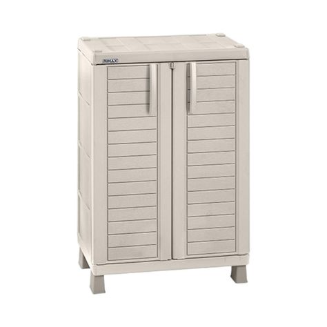 Gabinete Multiuso Plastico Taupe 101x65X45 Cm Baru Rimax-0
