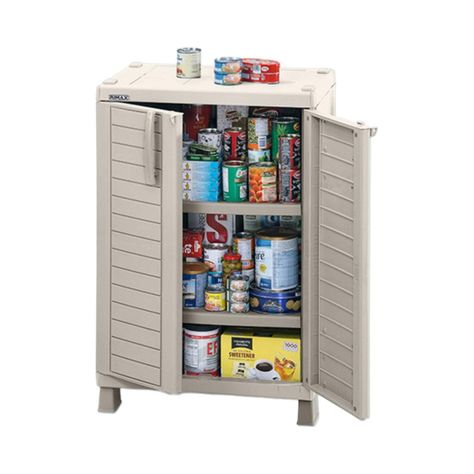 Gabinete Multiuso Plastico Taupe 101x65X45 Cm Baru Rimax-1