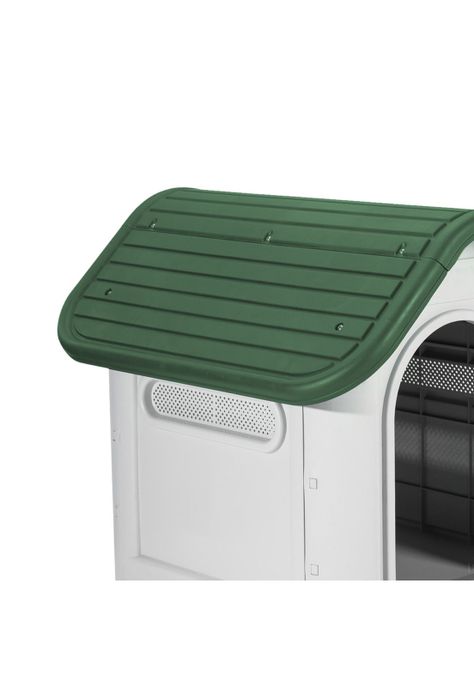 Casa Para Perro Pequeña Verde 75x59x66 Cms Coolpets-2