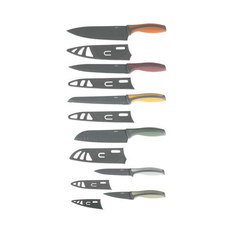 Set Cuchillos acero inoxidable c/funda 6 piezas Ronnan Oster-3