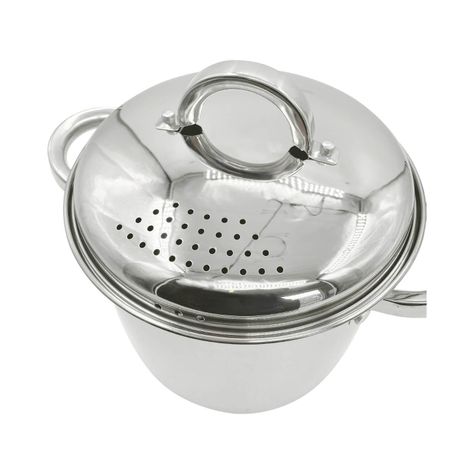 Olla para pasta c/ colador y vaporera acero inoxidable Oster-2