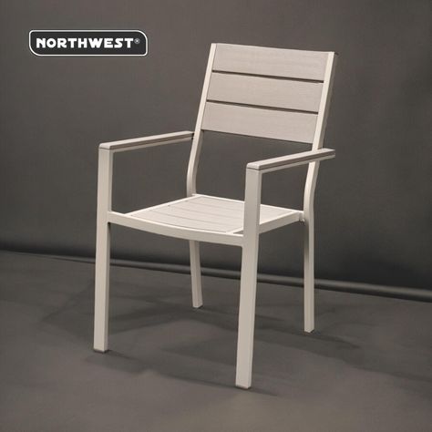 Silla Terraza con Brazos Polywood Impermeable Northwest-2