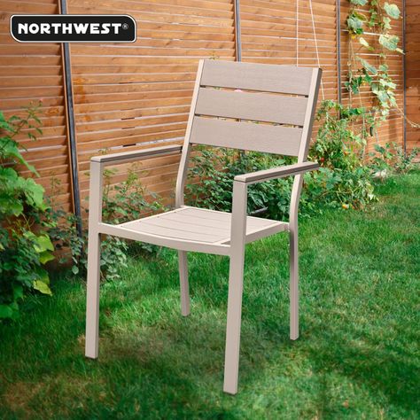 Silla Terraza con Brazos Polywood Impermeable Northwest-3