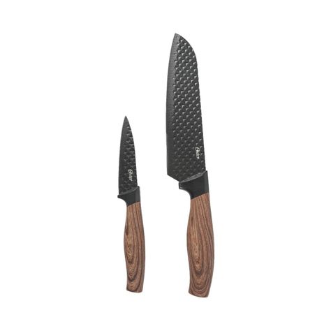 Set Cuchillos Santoku acero inox 2 piezas Gunderson Oster-1