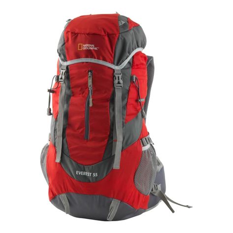 Mochila Camping Everest 55 Litros Roja National Georgraphic-0