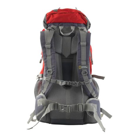 Mochila Camping Everest 55 Litros Roja National Georgraphic-1