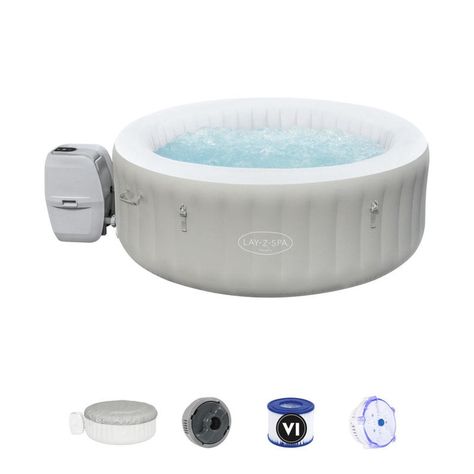 Hot Tub Spa Jacuzzi Inflable Tahiti 4 Personas Bestway-5