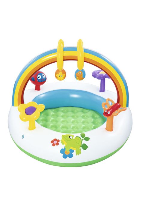 Gimnasio Inflable Para Bebé Arcoiris 91X56Cms Bestway-0