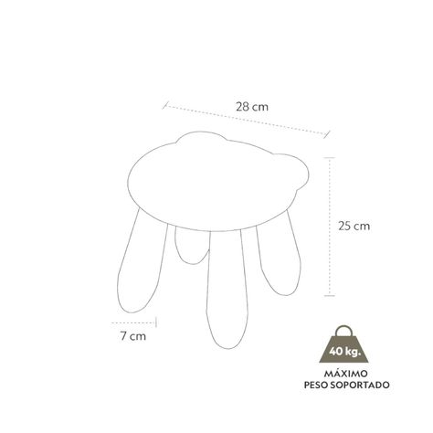 Piso Plástico Celeste para niños 30x28cm Gamepower-1