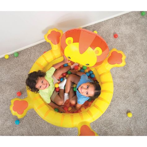 Piscina Leon inflable con Pelotas 111 X98X61.5 Cms Bestway-1
