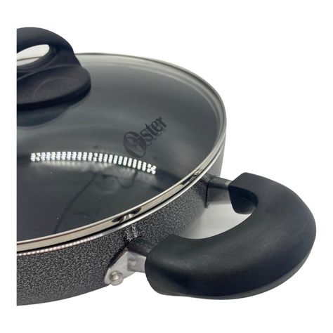 Sartén Wok con tapa y manilla antiadherente 26 cm Oster-1