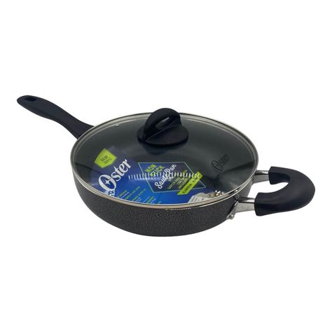 Sartén Wok con tapa y manilla antiadherente 26 cm Oster-2