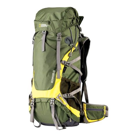 Mochila Camping Redwood 55 Litros Gris National Geographic-0