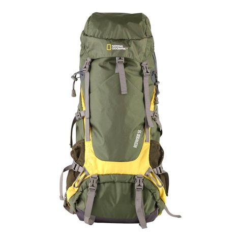 Mochila Camping Redwood 55 Litros Gris National Geographic-2