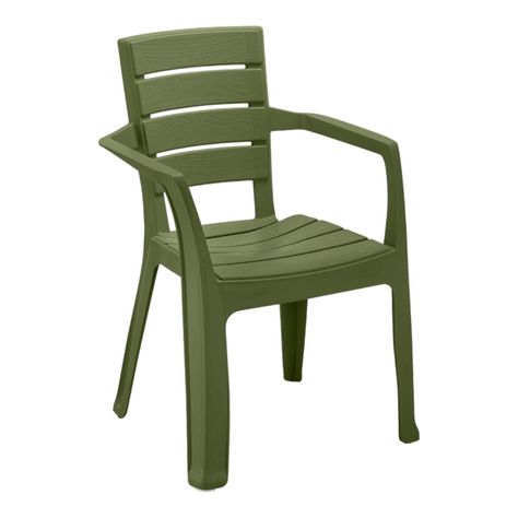 Silla de Terrraza con brazo Verde Baru Rimax-0