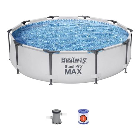 Piscina Bestway Redonda Steel Pro Max con filtro 3.05MX76Cm-4