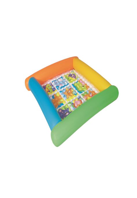 Alfombra De Juegos Inflable Para Bebé 132X132X23 Cms Bestway-0