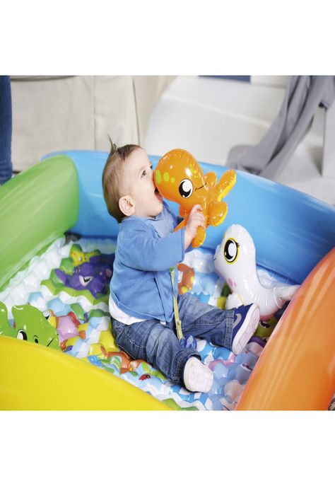 Alfombra De Juegos Inflable Para Bebé 132X132X23 Cms Bestway-2