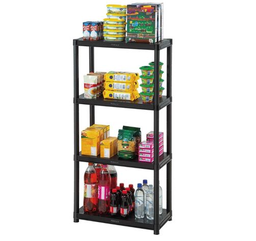 Estante Repisa Rack plastico 4 Niveles 61x30x129cm Rimax-1