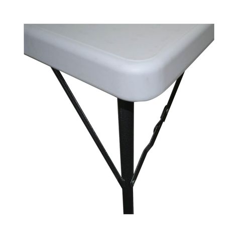 Mesa Plegable Cuadrada 86x86 Cms Blanca Northwest-3