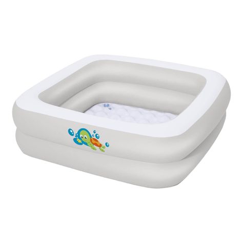 Tina Bañera Inflable Para Bebé 86X86X25 Cms Bestway-0