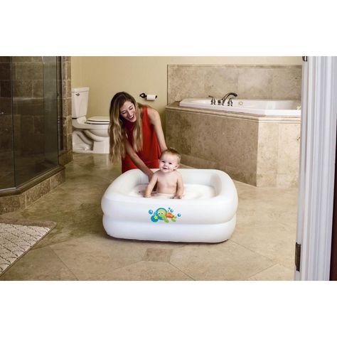 Tina Bañera Inflable Para Bebé 86X86X25 Cms Bestway-1