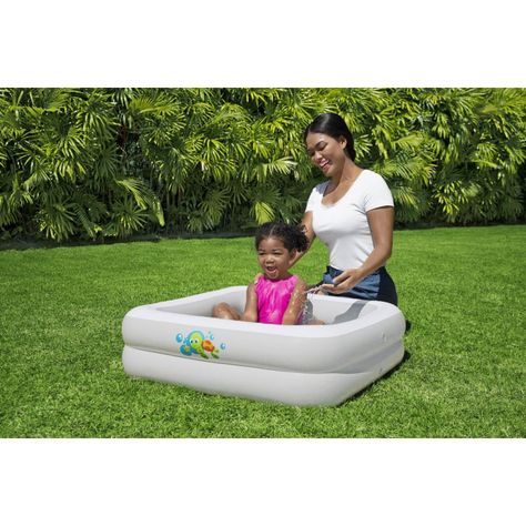 Tina Bañera Inflable Para Bebé 86X86X25 Cms Bestway-5