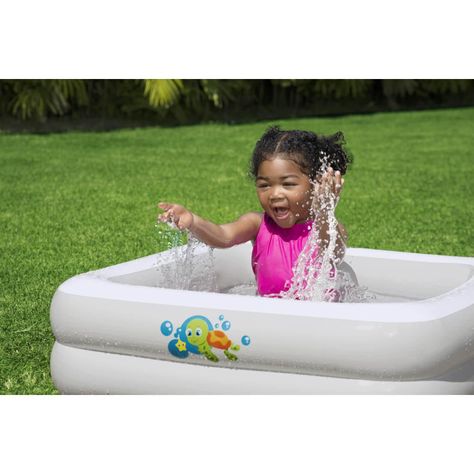 Tina Bañera Inflable Para Bebé 86X86X25 Cms Bestway-6